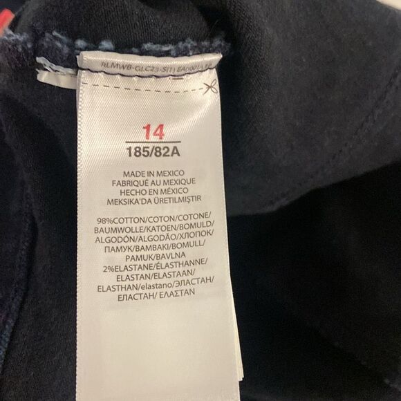 Classic Dark Denim Polo Ralph Lauren Button-Front Skirt size 14 - Picture 8 of 8